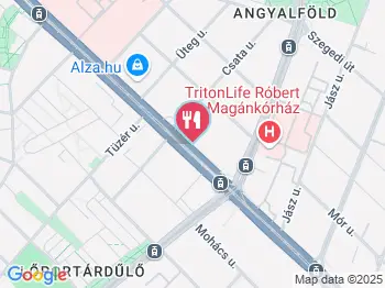 Cafe Frei - Uniqua Budapest a térképen