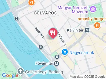 Cafe Frei - Váci utca Budapest a térképen