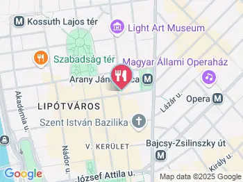 Cafe Frei - Hercegprímás utca Budapest a térképen