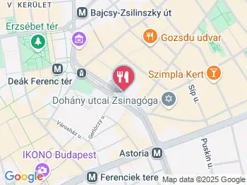 Cafe Frei - Károly körút Budapest a térképen