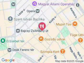 Cafe Frei - Király utca Budapest a térképen