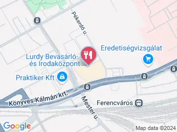 Cafe Frei - Lurdy Ház Budapest a térképen