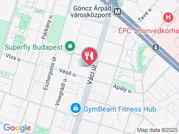 Cafe Frei - Nordic Light Budapest a térképen