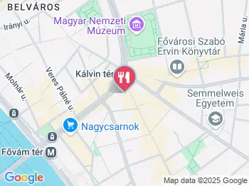 Café Intenzo Kávéház & Étterem Budapest a térképen