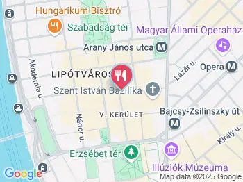 Café Kör Étterem Budapest a térképen