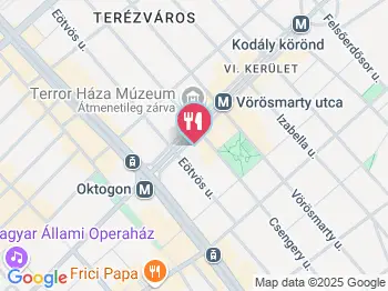 Café Louisa Budapest a térképen