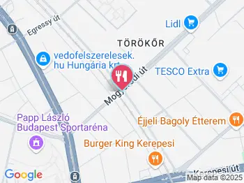 Cafe Memories Budapest a térképen