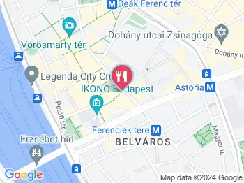 Cafe Muse 1. Budapest a térképen