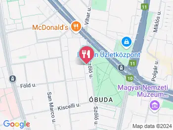 Cafe Padru Budapest a térképen