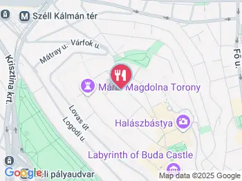 Café Pierrot Budapest a térképen