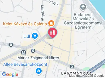 Café Ponyvaregény - Bercsényi utca Budapest a térképen