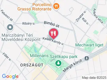 Cafe Rose Budapest a térképen