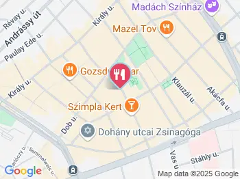 Cafe Tel Aviv Budapest a térképen