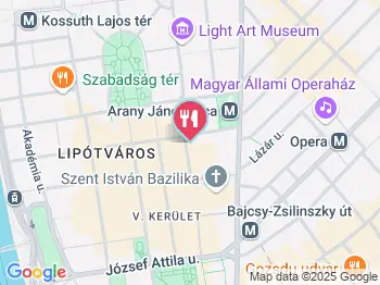 Café Vian - Bazilika Budapest a térképen