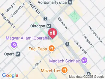 Café Vian - Liszt Ferenc tér Budapest a térképen