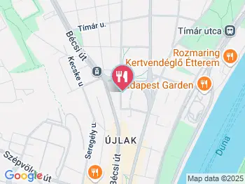 Cafeverzum Budapest a térképen