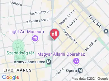 Caffè GianMario Budapest a térképen