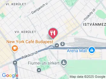 Caffe KaDor Budapest a térképen