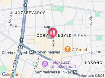 Caffé Vergnano - Corvin Plaza Budapest a térképen