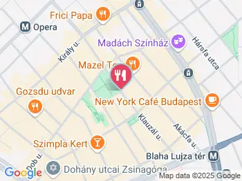 Cake & Beer Budapest a térképen