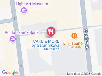 Cake & More by Garannikova Budapest a térképen