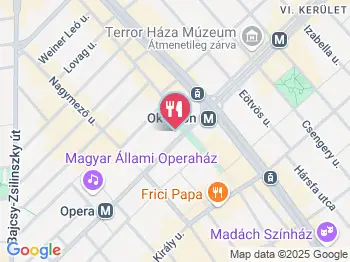 Cake Shop - Jókai tér Budapest a térképen