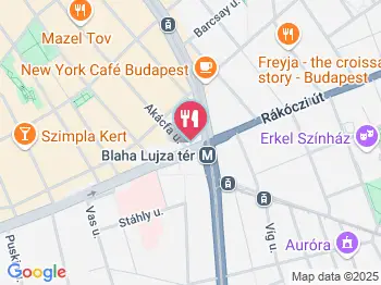Cakumpakk Street Bistro Budapest a térképen