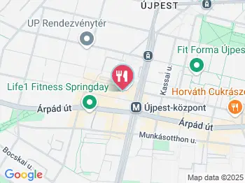 Calavera Mexikói Étterem Budapest a térképen