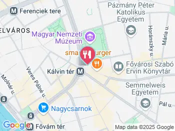 California Coffee Company - Kálvin tér Budapest a térképen