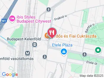 California Poké Bar Somogyi Budapest a térképen