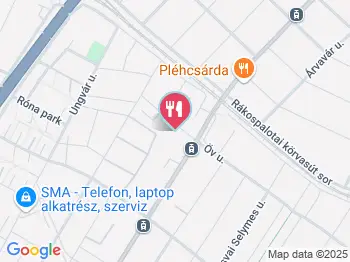 Calypso Pékség - Öv utca Budapest a térképen