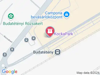 Campona KockaPark Budapest a térképen