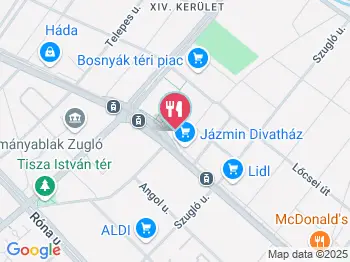 Capri Pizzéria & Kávézó - Zugló Budapest a térképen