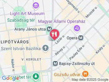 Captain Cook Pub & Cafe Budapest a térképen