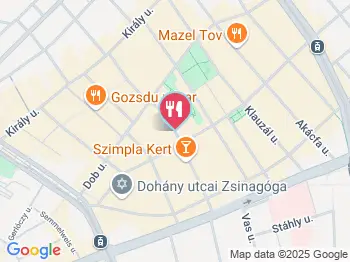 Carmel Kóser Étterem Budapest a térképen