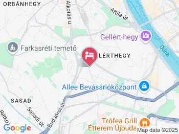 Carolina Apartman Budapest a térképen