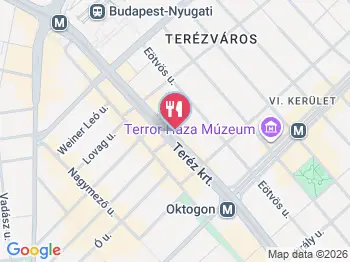 Casa Mexa - Teréz körút Budapest a térképen