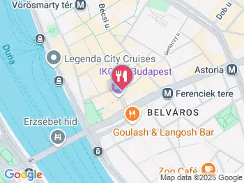 Casablanca Cafe & Restaurant Budapest a térképen
