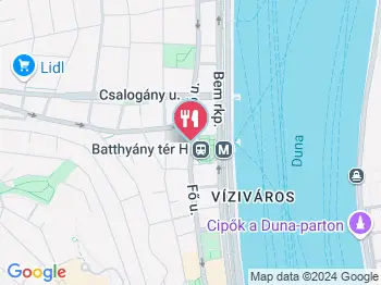 Casanova Pub Budapest a térképen