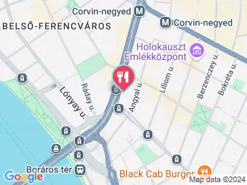 Catch Burger Budapest a térképen