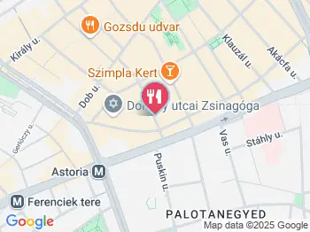 Catchup Restaurant Budapest a térképen