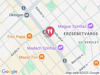 Caviar & Bull Budapest a térképen