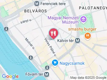 CDFŰ Kultúrpince Budapest a térképen