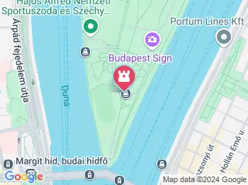 Centenáriumi emlékmű - Margitsziget Budapest a térképen