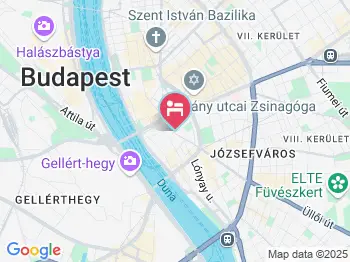 Centrál Apartman Budapest a térképen
