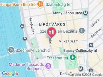 Central Bistro & Bar Budapest a térképen