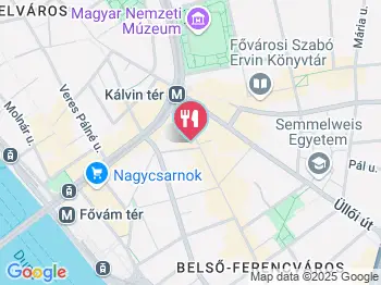 Cevap Grill Budapest a térképen