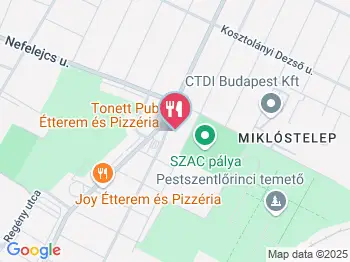 Chili Wok Food Budapest a térképen