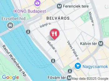 Chimney Cake Shop Budapest a térképen