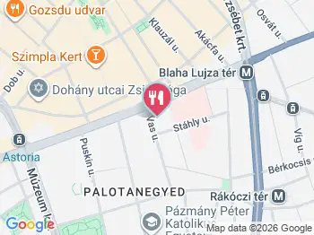 Ciao Saigon Budapest a térképen